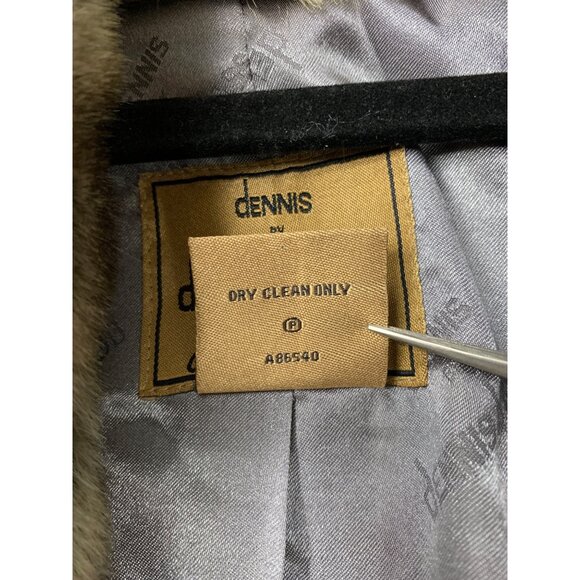 New VTG Dennis Basso XL 15th Anniversary Collect Ed Faux Fur Chinchilla Coat - Picture 11 of 12